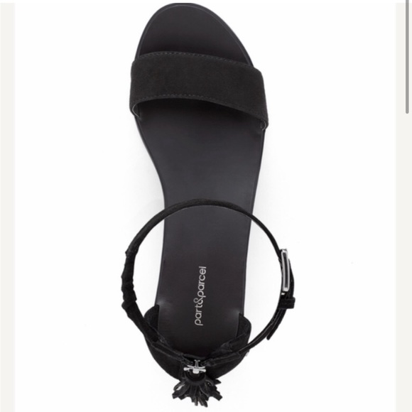 Black Part & Parcel leather Sandals size 11 - Picture 2 of 4